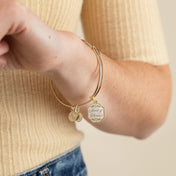 'Maid of Honor' Charm Bangle