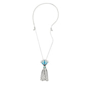 Blue Lotus Necklace, Large