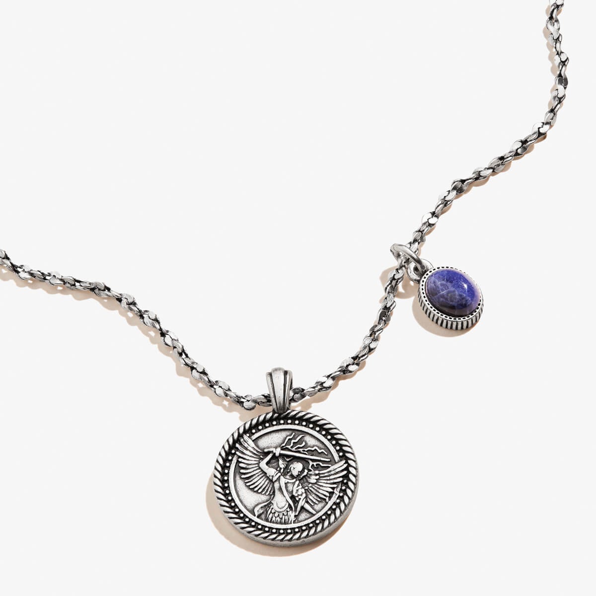 Archangel Michael Duo Charm Necklace