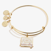 'Just Another Manic Mom-Day' Charm Bangle Bracelet