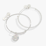Mama Bear Charm Bangle Set of 2