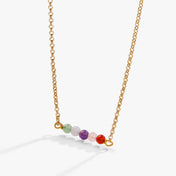 Multi-Gemstone Chain Necklace