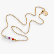 Multi-Gemstone Chain Necklace