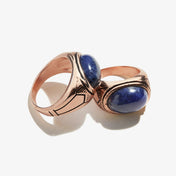 Sodalite Gemstone Signet Ring